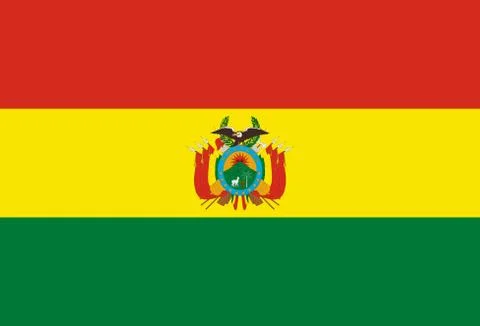 Flag Bolivia. Vector illustration Stock Illustration