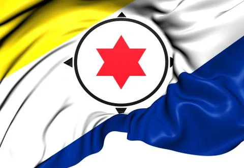 Flag of bonaire Stock Illustration