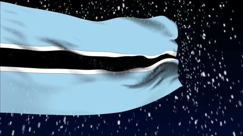 Flag of Botswana Video stock 1055025