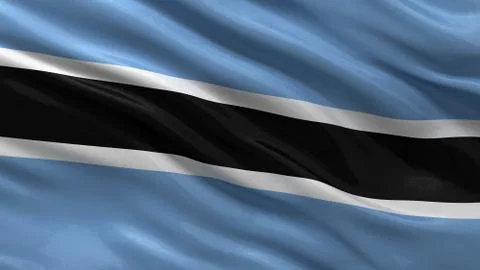 Flag of Botswana Stock Photos
