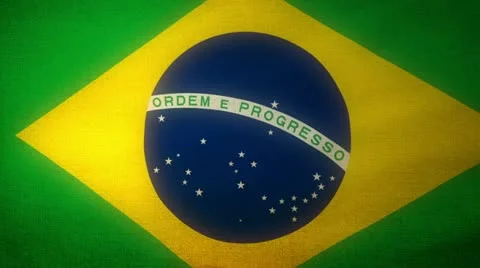 Flag Brazil 04 Stock Footage 11114989