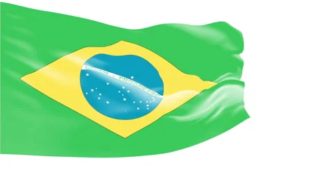 Flag of Brazil Video stock 1055074