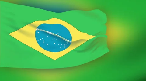 Flag of Brazil Video stock 1055082