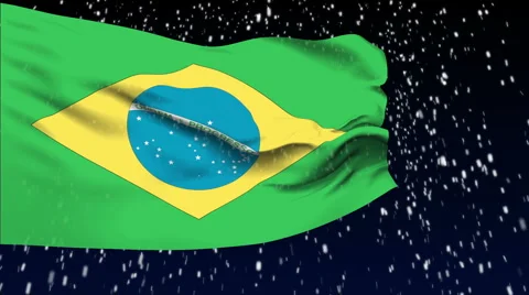 Flag of Brazil Video stock 1055093