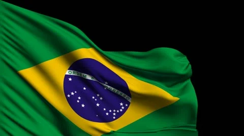 Flag of Brazil Stockbeeldmateriaal 22329569