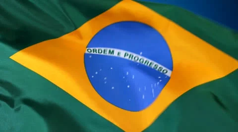 Flag of Brazil Video stock 25271694