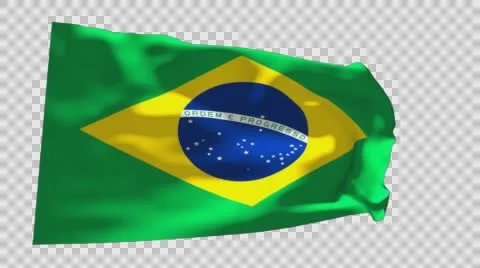 Flag of Brazil Stockbeeldmateriaal 59854630