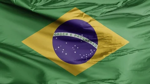 Flag of Brazil Stock Footage 116893214