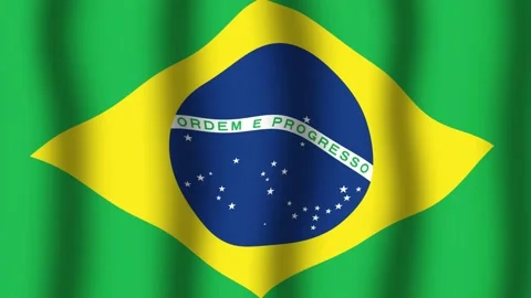 Flag of Brazil Stock Footage 175713073