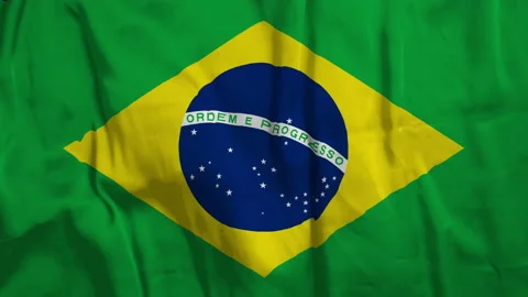 Flag of Brazil Stock Footage 202253233