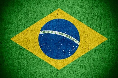 Flag of Brazil Illustrazione stock