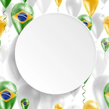 Flag of Brazil Stock Illustration