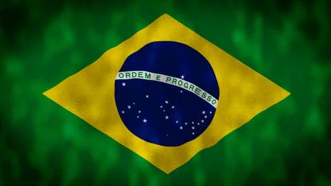 Flag of Brazil Stock Illustration