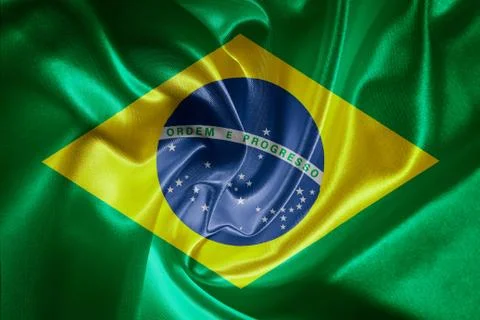 Flag of brazil Stock-Fotos