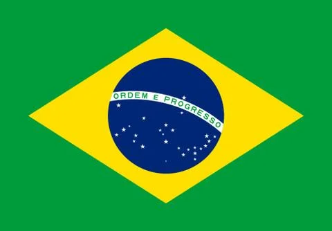 Flag of Brazil Stock Photos