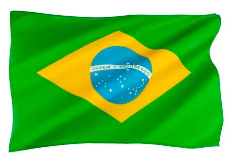 Flag of Brazil Stock Photos