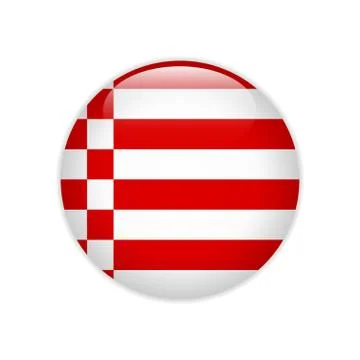 Flag Bremen button Stock-Illustration