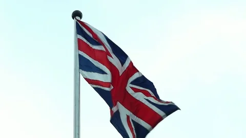Flag of Britain Stock Footage 113997095