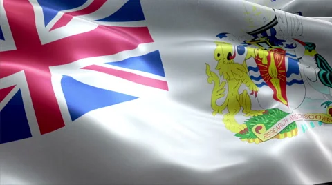 Flag British Antarctic Territory Stock-Footage 47718577