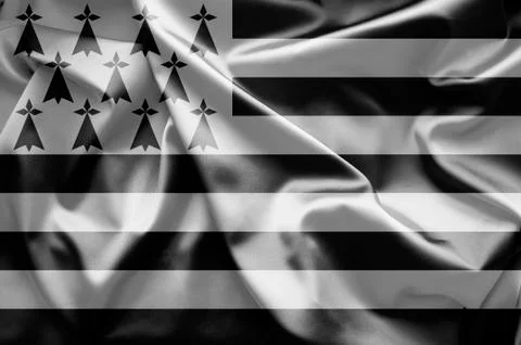 Flag of brittany Stock Illustration