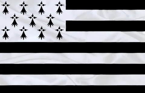 Flag of Brittany Stock Illustration
