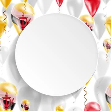 Flag of Brunei Stock Illustration