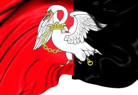 Flag of buckinghamshire Ilustração Stock