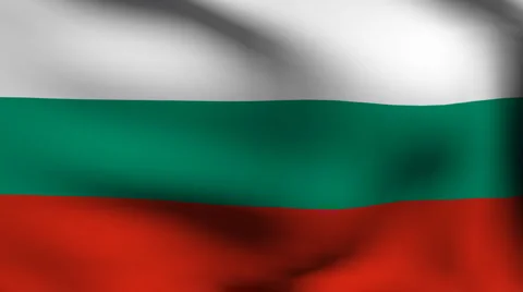 Flag of bulgaria Video stock 887568