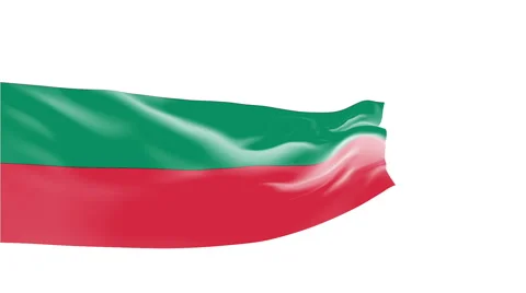 Flag of Bulgaria Video stock 1055314