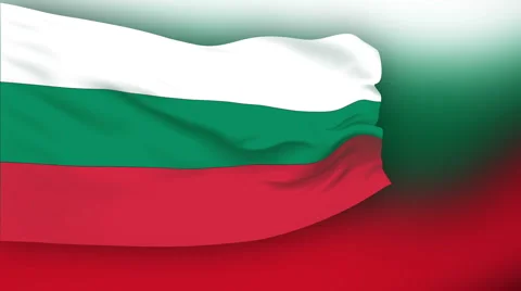 Flag of Bulgaria Video stock 1055322