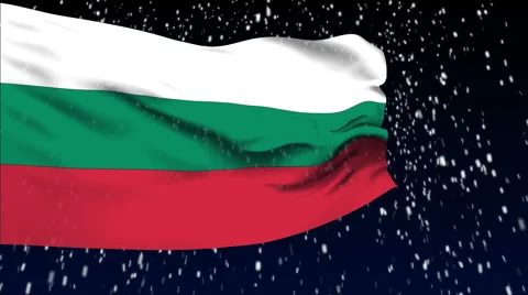 Flag of Bulgaria Video stock 1055327