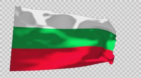 Flag of Bulgaria Stockbeeldmateriaal 60637362