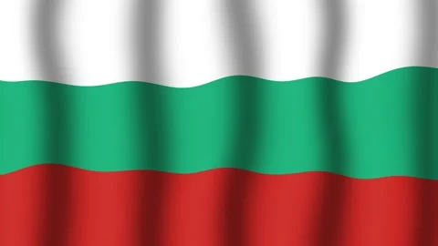 Flag of Bulgaria Stock Footage 175714267