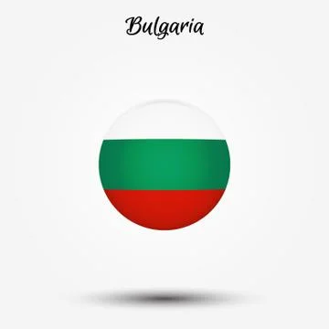 Flag of Bulgaria icon Stock Illustration