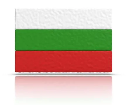 Flag of bulgaria Stock Illustration
