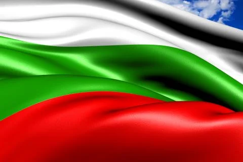 Flag of bulgaria Stock Illustration