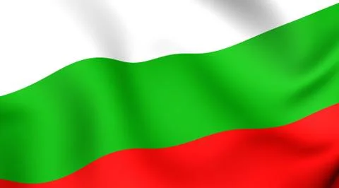 Flag of bulgaria Stock Illustration