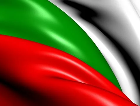 Flag of bulgaria Stock Illustration