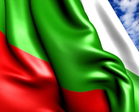 Flag of bulgaria Stock Illustration