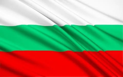 Flag of bulgaria Stock Illustration