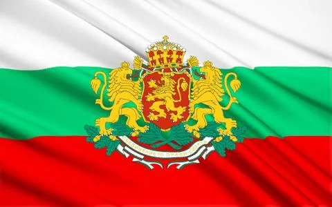 Flag of bulgaria Stock Illustration