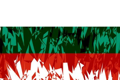 Flag of Bulgaria. Stock Illustration