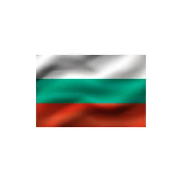 Flag of Bulgaria. Illustrazione stock