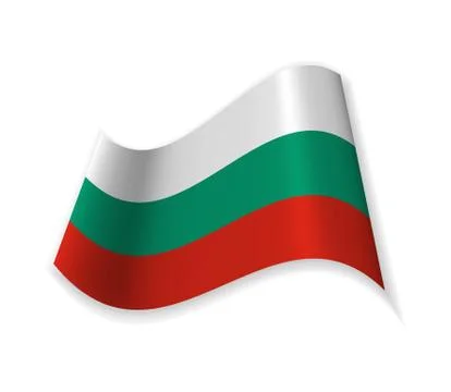The Flag Of Bulgaria. Stock Illustration