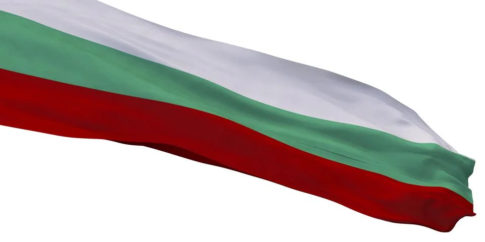 Flag of Bulgaria Illustrazione stock