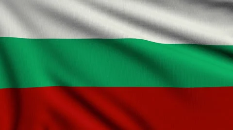 Flag of Bulgaria looping Stock Footage 27493625
