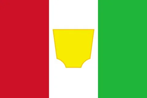 Flag of Burundi (1961) Stock Illustration