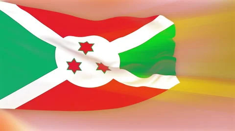 Flag of Burundi Video stock 1055389
