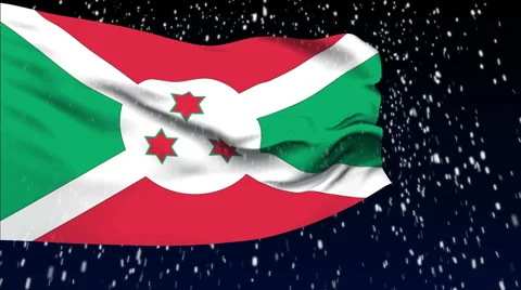 Flag of Burundi Video stock 1055403