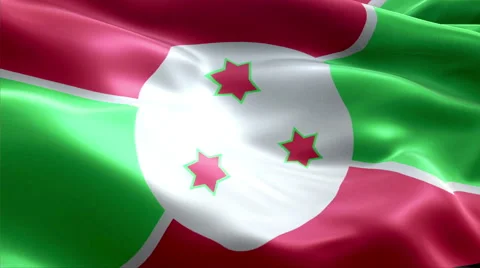Flag Burundi Stock-Footage 47719831